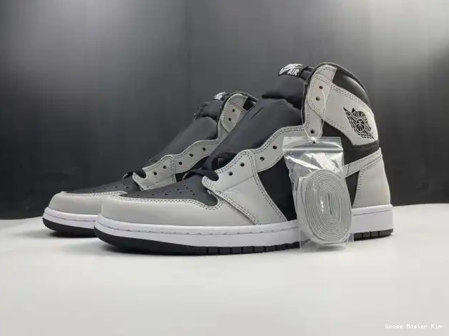 White Light 1 Grey Jordan Smoke Black 555088-035 High Retro Air 0518
